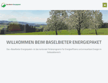 Tablet Screenshot of energiepaket-bl.ch